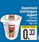 Aktuelles Echt Bulgara Joghurt Angebot bei E center in Regensburg ab 0,33 €