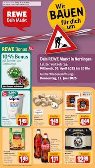 REWE Prospekt Pfaffenweiler "Dein Markt" mit 32 Seiten