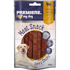PREMIERE Meat Snack Jerky Sticks chien Agneau 6x70 g - PREMIERE en promo chez Maxi Zoo PREMIERE Meat Snack Jerky Sticks chien Agneau 6x70 g - PREMIERE dans le catalogue Maxi Zoo