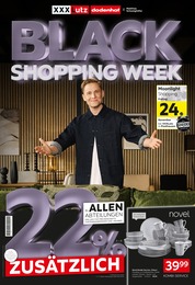 XXXLutz Möbelhäuser Prospekt für Bremen mit 18 Seiten XXXLutz Möbelhäuser Prospekt für Bremen: "BLACK SHOPPING WEEK", 18 Seiten, 20.11.2023 - 03.12.2023