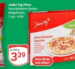 Pizza im Angebot bei GLOBUS in Salzgitter Pizza Angebote von Jeden Tag bei GLOBUS Salzgitter für 3,39 €