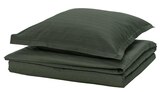 Bettwäsche-Set, 2-teilig dunkelgrün 140x200/80x80 cm Angebote von LUKTVICKER bei IKEA Offenbach für 24,99 €