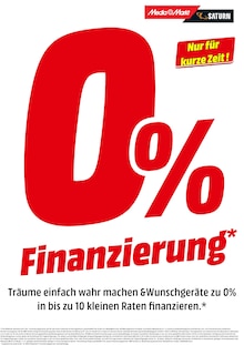 MediaMarkt Saturn Prospekt "0% Finanzierung" mit  Seite (Bamberg)