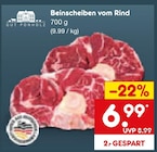 Aktuelles Beinscheiben vom Rind Angebot bei Netto Marken-Discount in Koblenz ab 6,99 €