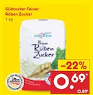 Feiner Rüben Zucker Angebote von Südzucker bei Netto Marken-Discount Kamen für 0,69 €