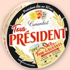Camembert Pasteurisé - PRESIDENT en promo à 0,74 € chez U Express Camembert Pasteurisé - PRESIDENT dans le catalogue U Express