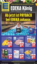 Aktueller EDEKA Supermarkt Prospekt in Priesendorf und Umgebung, "Wir lieben Lebensmittel!" mit 28 Seiten, 13.01.2025 - 18.01.2025