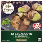 Escargots de Bourgogne surgelés - CARREFOUR EXTRA en promo chez Carrefour Market Escargots de Bourgogne surgelés - CARREFOUR EXTRA dans le catalogue Carrefour Market