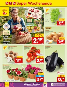 Tomaten im Netto Marken-Discount Prospekt "Aktuelle Angebote" mit 61 Seiten (Mönchengladbach)