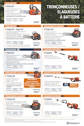 Prix et réduction Batterie dans le prospectus Husqvarna en cours Offre Batterie dans le catalogue Husqvarna du moment à la page 7