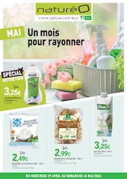 Prospectus Magasins Bio de NaturéO à Creil: "Un mois pour rayonner", 22 pages, 29/04/2026 - 24/05/2026