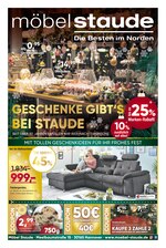 Möbel Staude Prospekt für Hannover mit 4 Seiten Möbel Staude Prospekt für Hannover: "Geschenke gibt's bei Staude! ", 4 Seiten, 20.11.2020 - 26.11.2020