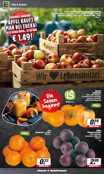 Äpfel im aktuellen EDEKA Prospekt (Recklinghausen) Äpfel im EDEKA Prospekt "Aktuelle Angebote" mit 18 Seiten (Recklinghausen)
