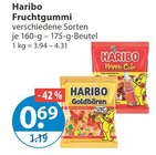 Aktuelle Haribo Angebote bei V-Markt in München Aktuelles Fruchtgummi Angebot bei V-Markt in München ab 0,69 €