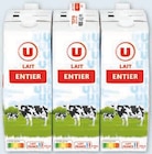 Lait UHT Entier - U - U Express Lait UHT Entier - U à 5,18 € dans le catalogue U Express