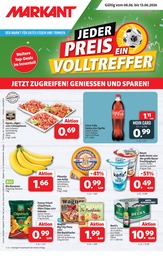 Aktueller Markant Nordwest Prospekt mit Cola, "DER MARKT FÜR GUTES ESSEN UND TRINKEN", Seite 1
