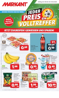 Coca Cola im aktuellen Markant Nordwest Prospekt (Lippstadt) Coca Cola im Markant Nordwest Prospekt "DER MARKT FĂśR GUTES ESSEN UND TRINKEN" mit 16 Seiten (Lippstadt)