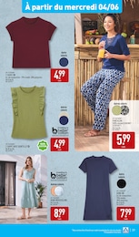 Prix et réduction Robe dans le prospectus Aldi en cours Offre Robe dans le catalogue Aldi du moment à la page 39