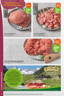 Schweinefleisch im tegut Prospekt "tegut… gute Lebensmittel" mit 24 Seiten (Augsburg)