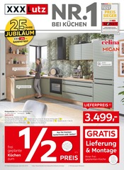 Küche im XXXLutz Möbelhäuser Prospekt in Salzgitter Aktueller XXXLutz Möbelhäuser Prospekt mit Küche, "NR.1 BEI KÜCHEN", Seite 1