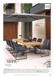 Gartenschirm Angebote im Prospekt "Gartenmöbel 2024" von porta Möbel auf Seite 35