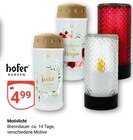 Motivlicht im Angebot bei GLOBUS in Maintal Motivlicht Angebote von hofer Kerzen bei GLOBUS Maintal für 4,99 €