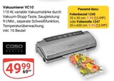 Aktuelles Vakuumierer VC10 Angebot bei GLOBUS in Siegen (Universitätsstadt) ab 7,99 €