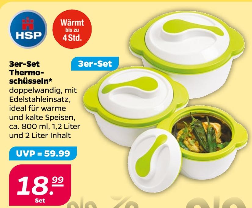 3er-Set Thermoschüsseln