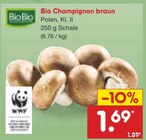 Aktuelle Champignons Angebote bei Netto Marken-Discount in Wuppertal Aktuelles Bio Champignon braun Angebot bei Netto Marken-Discount in Wuppertal ab 1,69 €