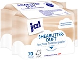 Feuchtes Toilettenpapier Sheabutter im Angebot bei REWE in Kiel Feuchtes Toilettenpapier Sheabutter Angebote von ja! bei REWE Kiel für 1,25 €
