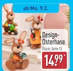 Design-Osterhase im ALDI Nord Prospekt zum Preis von 14,99 €