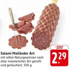 Aktuelle Wurst Angebote bei E center in Ulm Aktuelles Salami Mailänder Art Angebot bei E center in Ulm ab 2,29 €