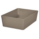 Box dunkel graubeige 18x26x8 cm Angebote von KUGGIS bei IKEA Aachen für 2,99 €