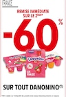 Promo -60% remise immédiate sur le 2ème sur tout Danonino à  dans le catalogue Intermarché à Violés