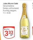 Aktuelle Mumm Angebote bei GLOBUS in Essen Aktuelles Sekt Angebot bei GLOBUS in Essen ab 3,33 €