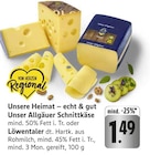 Unser Allgäuer Schnittkäse bei EDEKA im Prospekt "" für 1,49 €
