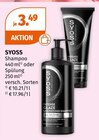 Shampoo von Syoss im aktuellen Müller Prospekt für 3,49 €