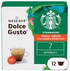 Dosettes de café - NESCAFÉ DOLCE GUSTO ESPRESSO STARBUCKS - Intermarché à Argenteuil Dosettes de café - NESCAFÉ DOLCE GUSTO ESPRESSO STARBUCKS en promo chez Intermarché Argenteuil à 2,83 €