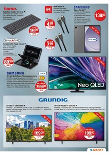 Fernseher im V-Markt Prospekt "V-Markt einfach besser einkaufen" mit 25 Seiten (Kaufbeuren)