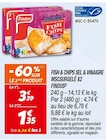Fish & Chips sel & vinaigre MSC surgelé x2 - Findus dans le catalogue Netto