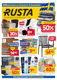 Aktueller Rusta Möbel & Einrichtung Prospekt für Zörbig: Willkommen zu Hause in Schweden! mit 16} Seiten, 28.03.2026 - 03.04.2026