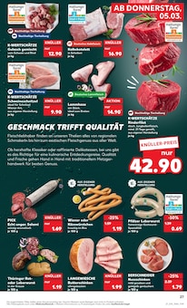 Rindfleisch im Kaufland Prospekt "Aktuelle Angebote" mit 60 Seiten (Chemnitz)