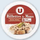 Promo Rillettes du mans pur porc à 1,21 € dans le catalogue Super U à Saint-Michel-Chef-Chef