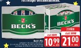 Pils Angebote von Beck's bei E center Dülmen für 10,99 €