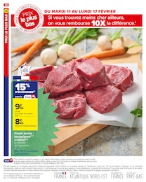 Offre Viande À Bourguignon dans le catalogue Carrefour du moment à la page 22