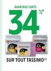 34% en Avantage Carte sur tout Tassimo - Tassimo en promo chez Intermarché Angers