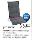 REBSENGE Gartenmöbelauflage von JUTLANDIA im aktuellen JYSK Prospekt für 27,50 €