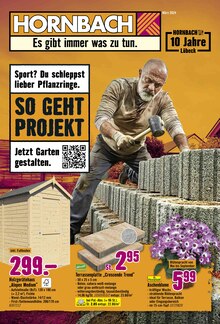 Hornbach Prospekt Ratekau "Sport? Du schleppst lieber Pflanzringe." mit 33 Seiten