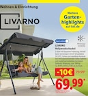 Hollywoodschaukel Angebote von LIVARNO bei Lidl Amberg für 69,99 €