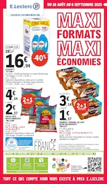 E.Leclerc Catalogue "MAXI FORMATS MAXI ÉCONOMIES", 56 pages, Saint-Palais, 26/08/2025 - 06/09/2025 E.Leclerc Catalogue "MAXI FORMATS MAXI ÉCONOMIES", 56 pages, Saint-Palais, 26/08/2025 - 06/09/2025